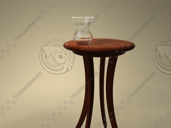3d model end table - end table.max by Animation Anchor Line